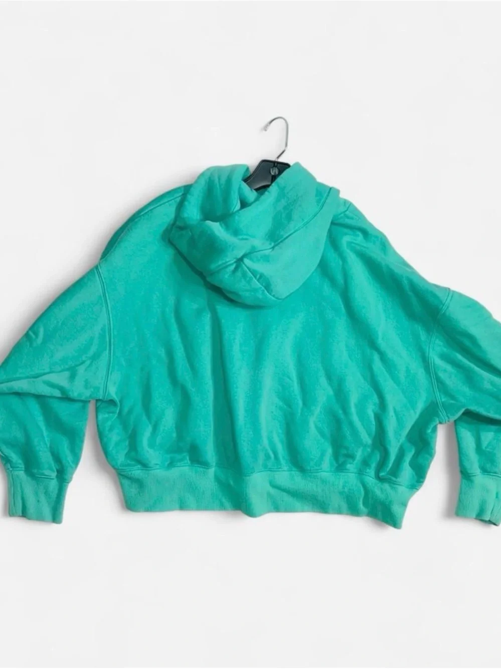 Nike Turquoise Pullover Hoodie with White Swoosh